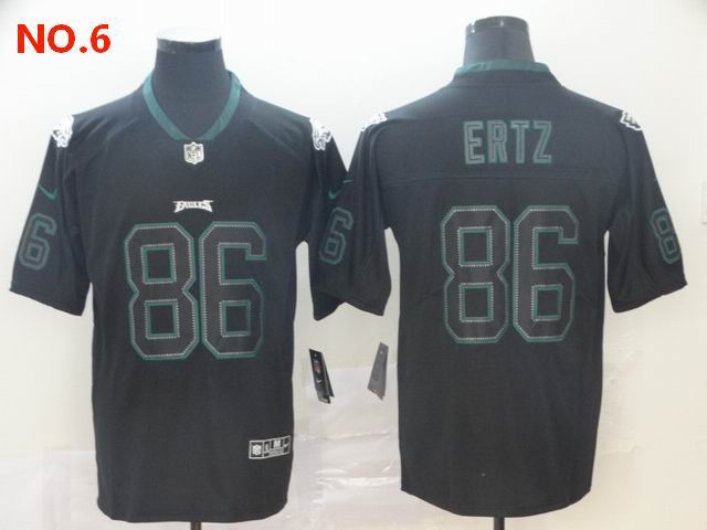 Men's Philadelphia Eagles #86 Zach Ertz Jersey NO.6;